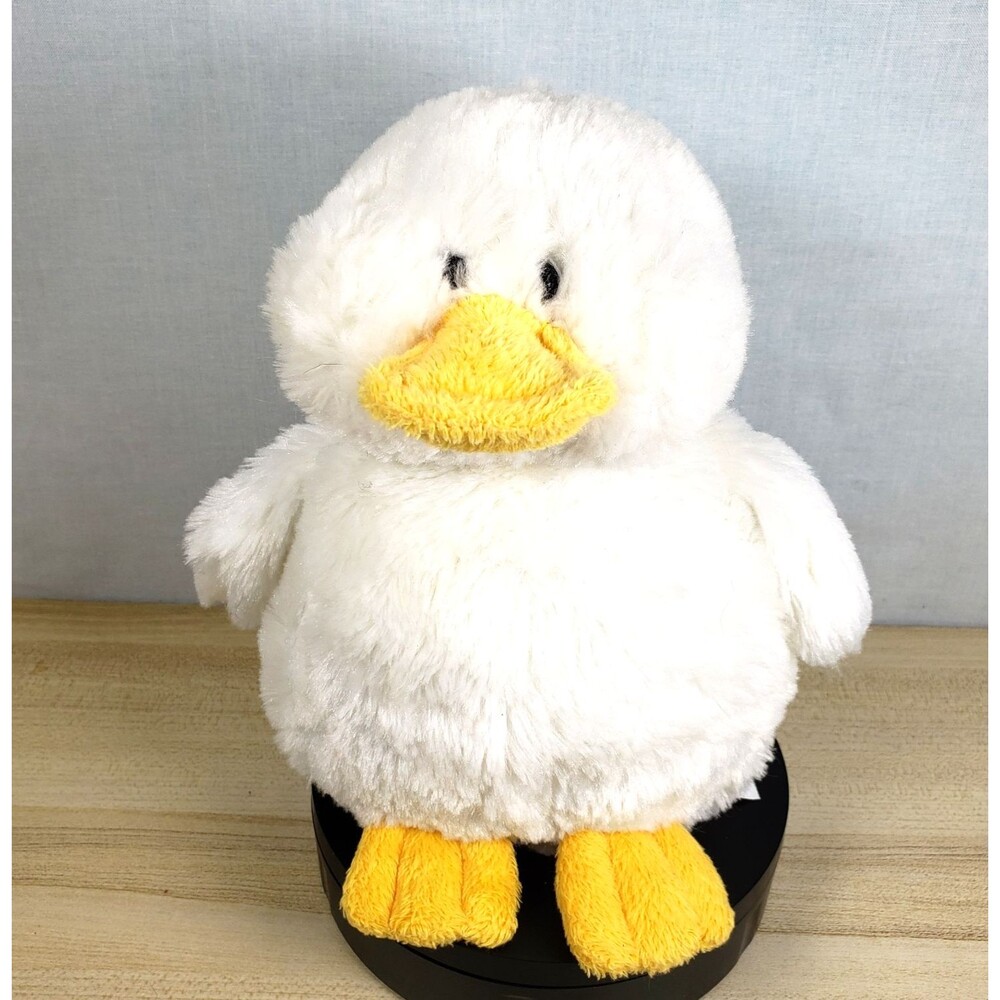 GANZ Webkinz White Duck Plush Stuffed Toy Bean Bottom Fluffy HM148 Clean